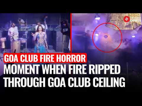 Goa Club Fire: Viral Video Shows Sparks Rain Down Inside Goa Club During Belly Dance Performance