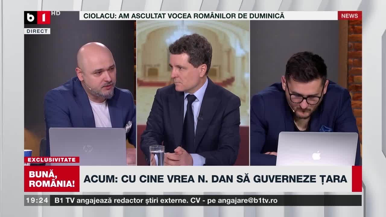 BUNĂ, ROMÂNIA! NICUȘOR DAN, EXCLUSIV, în studioul B1TV: „INCAPACITATE DE PLATĂ, SUNTEM LA LIMITĂ”.P2