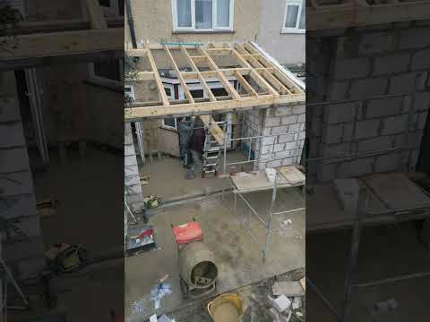 Rear House Extension in Progress. www.homeshape.co.uk #houseextension #building