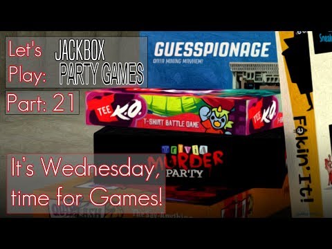 Let's Play : Jackbox Party Games : Part 21 : Wednesday fun with Games! : (PS4 Pro)