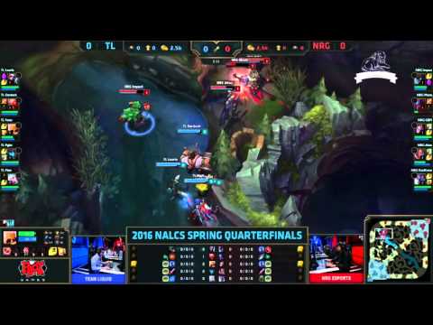 Lol Esports 2016 - TL vs NRG Spring 2016 Highlights - Play off Game 1