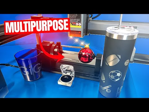 Como dominar o kit rotativo a laser Creality no canal Rist Innovations