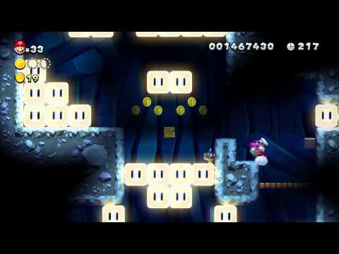 New Super Mario Bros. U - Rock Candy Mines 4 - Light Blocks, Dark Tower (1080p HD) [No Commentary]
