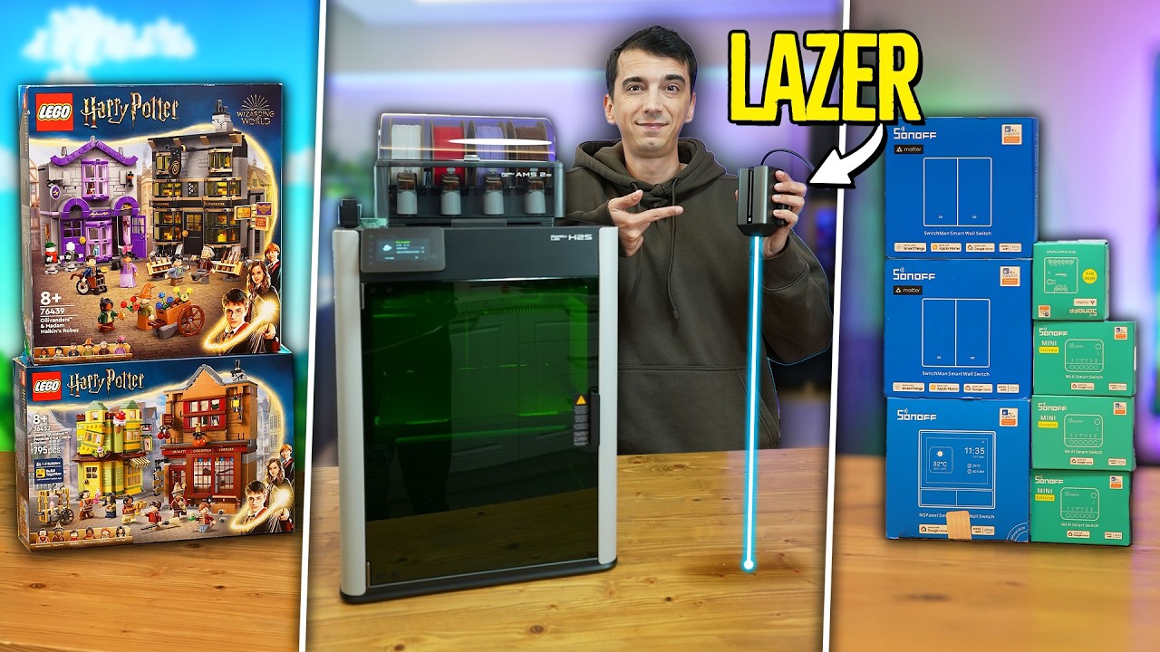 Ucuza Akıllı Ev, Yeni 3D Yazıcı, Harry Potter Lego! (Haftalık Vlog)