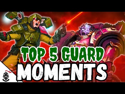 The TOP 5 Greatest's Moments of the Imperial Guard! | Warhammer 40k Lore Explained