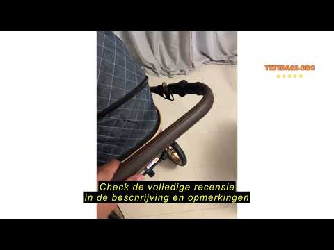 Review GLOKID Kinderwagen, 3-in-1, kinderwagen, reissysteem, opvouwbaar, rubberen banden, met access