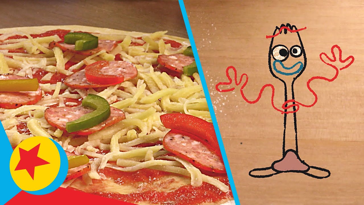 Pizza Planet Pizza with Chef Forky | Cooking With Pixar - YouTube