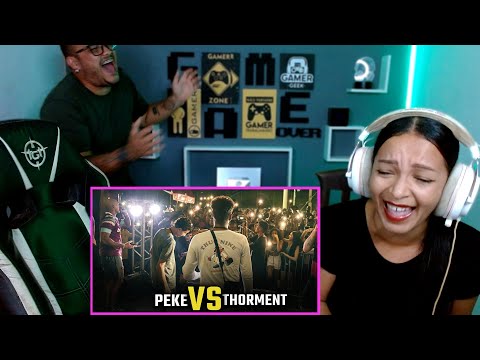 REACTING TO PEKE VS THORMENT (YOUR FATHER CH#IR0 THE WILLOW'S F# 🎧 ) [ Tank Battle | RJ