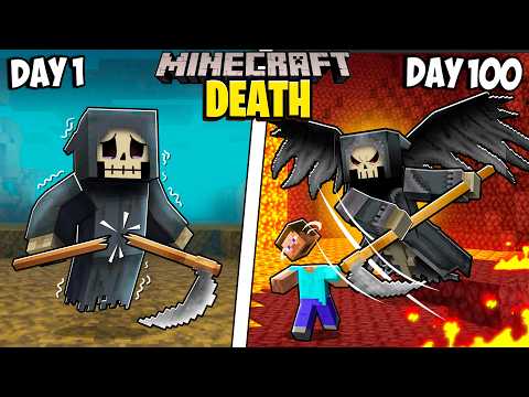 I Survived 100 Days as DEATH in Minecraft!