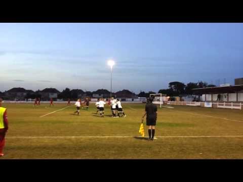 Matt Bourne scores for Faversham Town v Ramsgate 20-08-2013