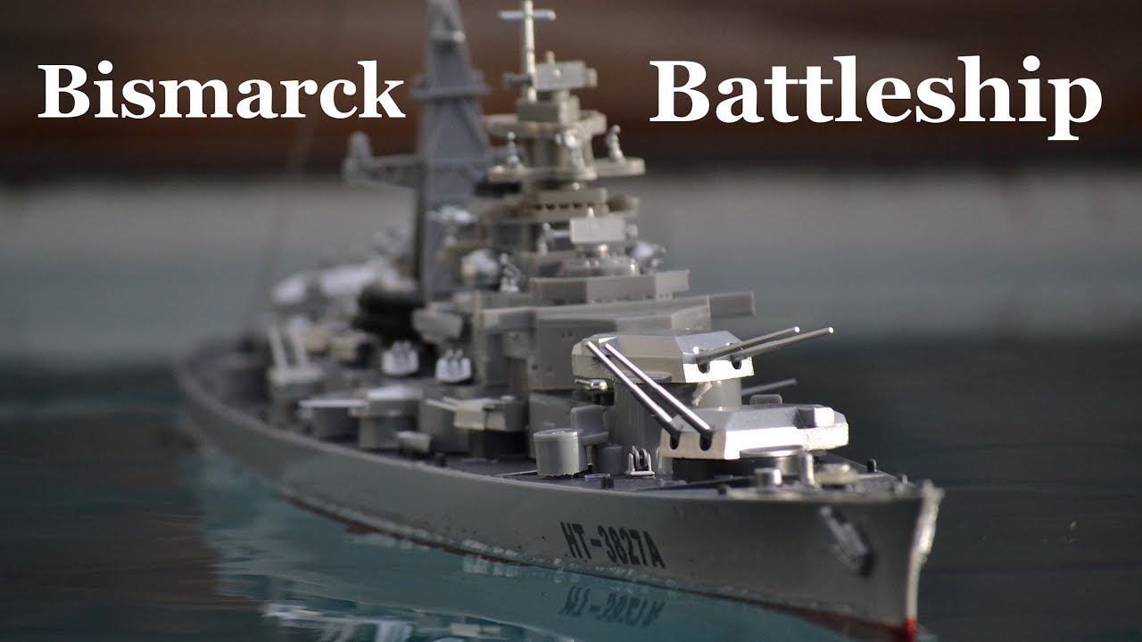RC Bojová loď German Bismarck 1/360