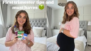 FIRST TRIMESTER TIPS AND MUST HAVES | HOW TO SURVIVE THE FIRST TRIMESTER