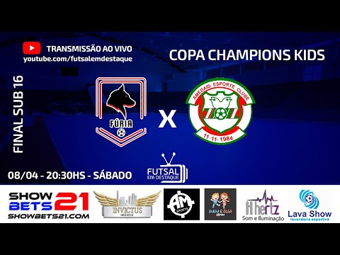 FÚRIA A X AMEDAID - COPA CHAMPIONS KID SUB 16