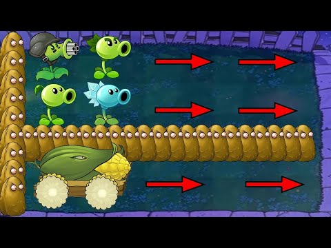 99 Gatling Pea Cob Cannon Tall Nut vs Giga Gargantuar vs Dr. Zomboss - Plants vs Zombies Hack