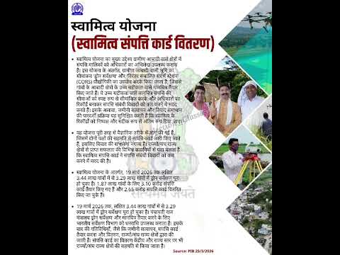 Svamitva Yojana 2026 Gramin Bharat ki Property ka Milega Sampati Card | Swamitva Scheme Kya Hai