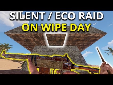 WIPE DAY ECO / SILENT RAID * ALMOST COUNTER RAIDED BY CLAN* (2/3) - Rust Solo Survival Gameplay