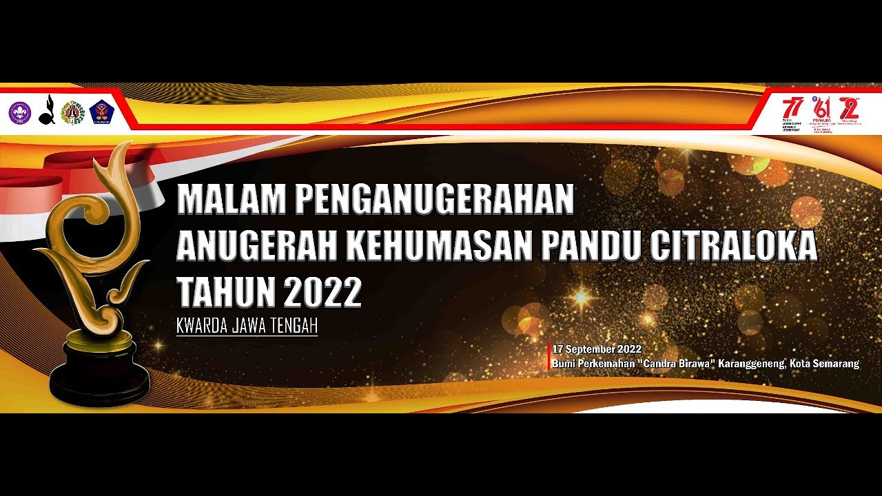 Live - Malam Penganugerahan Anugerah Kehumasan Pandu Citraloka Tahun 2022 | Kwada Jawa Tengah 2022