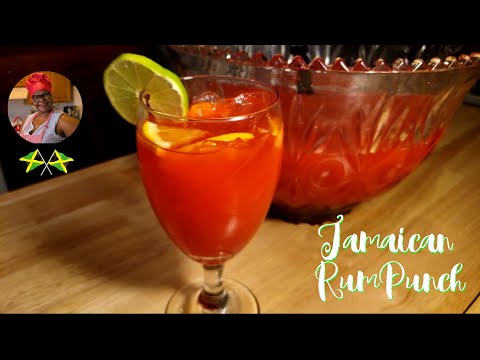 Jamaican Rum punch. A drink for the season