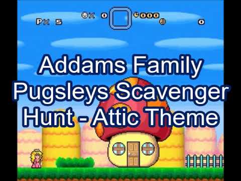 SMW Custom Music - Track -930 (Addams Family Pugsleys Scavenger Hunt - Attic Theme)