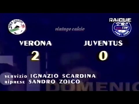 Verona-Juventus 2:0, 1999/00 - Domenica Sportiva (doppietta di Fabrizio Cammarata)
