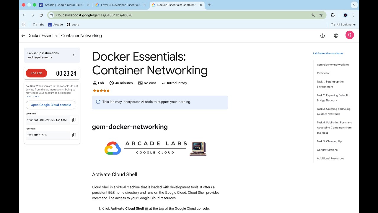 Docker Essentials: Container Networking  | #qwiklabs | #Level3 | [With Explanation🗣️]