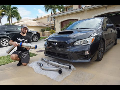Installing Tomei Extreme Titanium Catback Exhaust on my 18 Subaru WRX