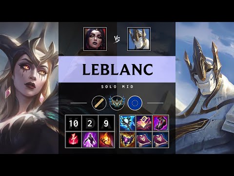 LeBlanc Mid vs Galio - EUW Challenger Patch 25.11