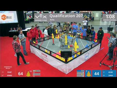 2018 VRC Arts Q207 - 934Z 5588E vs 624K 244A - 91 to 99