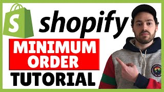 How To Set A Minimum Order Amount In Shopify | Apply To All Or Specific Customers