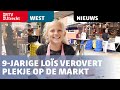 9-jarige Loïs verovert plekje op de markt met zelfgebakken kipnuggets [RTV Utrecht]