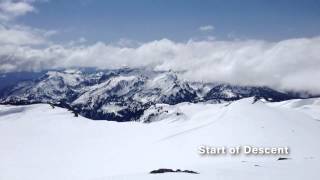 preview picture of video 'The Cowlitz Rock Ski Tour - Mt. Rainier'