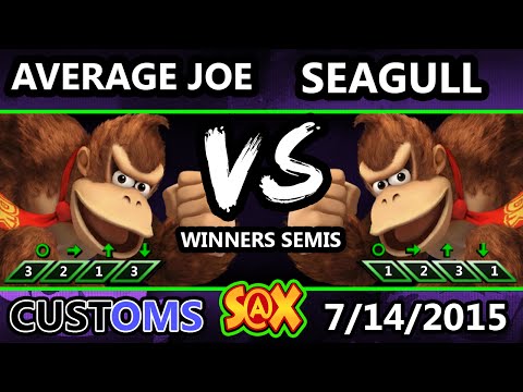 S@X 106 Customs - NS | Seagull (Donkey Kong) & Average Joe (DK) SSB4 WS - Smash Wii U - Smash 4
