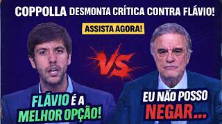 COPPOLLA SURPREENDE AO VIVO E DEFENDE FLÁVIO BOLSONARO COMO NOME CERTO DA DIREITA