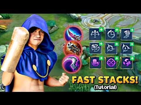 THANK CHOOX TV FOR THIS ALDOUS FAST STACKS (TUTORIAL) | ALDOUS BEST BUILD | MLBB