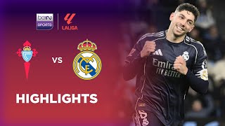  Real Madrid Menang Dramatis atas Celta Vigo, Gol Valverde di Injury Time Jadi Penentu 