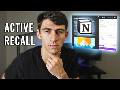 Study Better with Active Recall in Notion (Zorbi Flashcards)