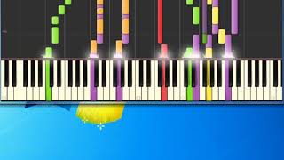 Blonde hair blue jeans Chris DeBurgh [Synthesia Piano] [Piano Tutorial Synthesia]