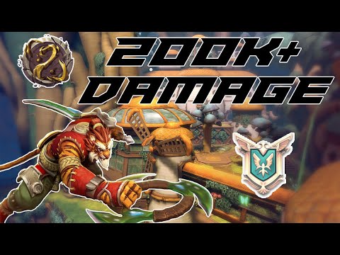 200K+ DAMAGE - PALADINS TIBERIUS MASTER RANKED