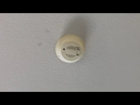 Spring 2024 home smoke alarm test with the CRC Smoke test smoke alarm tester