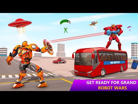 Mars Battle Bus Robot Game