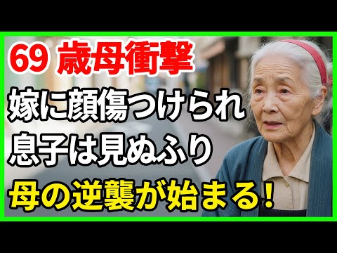 「あんたよ、この家から出て行け！」69歳の母、台所で嫁に髪を引かれ顔を引っかかれ呆然。無表情の息子に絶望し、最後の決断が夫婦を土下座に追い込む！ #人生の教訓 #老年物語 #人生の知恵 #高齢者の知恵