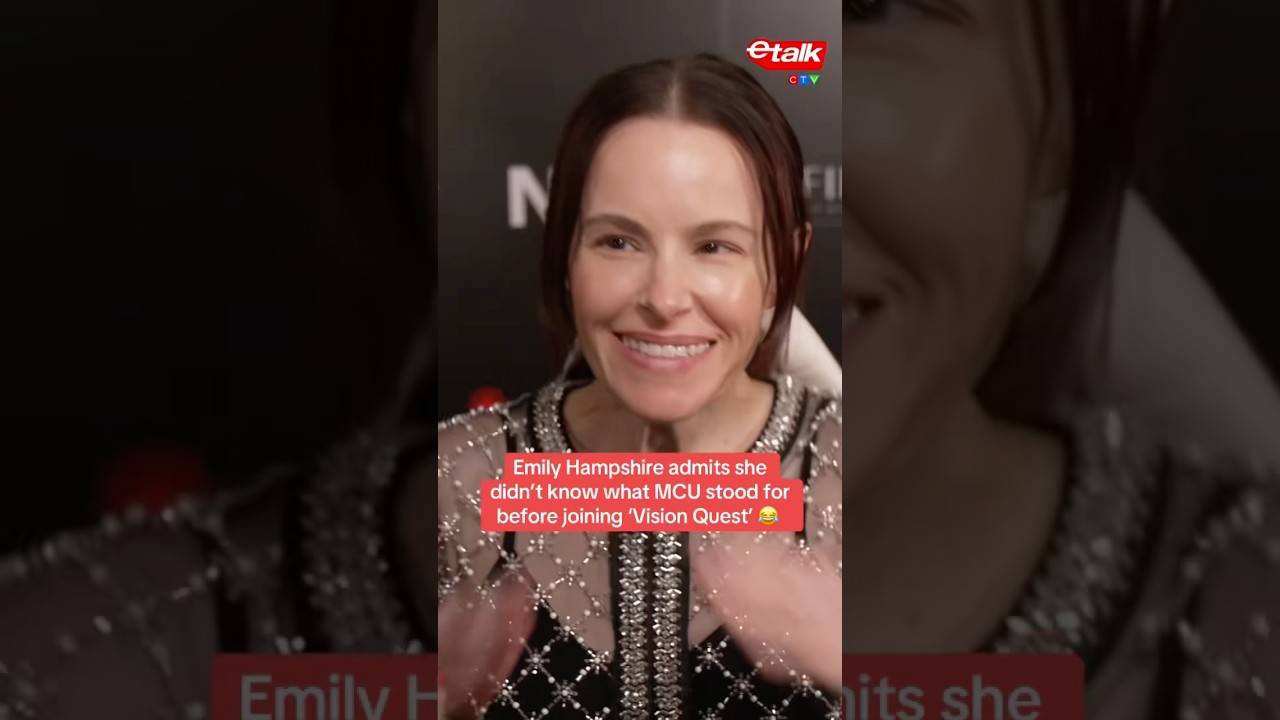 Emily Hampshire admits she didn't know what MCU stood for before joining 'Vision Quest' | TIFF - YouTube