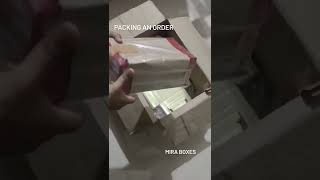 ✨ Packing an Order ✨ Raksha Bandhan Special Chocolate Boxes available Now. #rakshabandhan #miraboxes