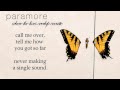 Paramore - Where The Lines Overlap ACOUSTIC ...
