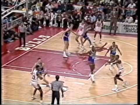 Apr 3, 1990 Bulls vs Pacers highlights