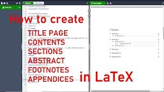 Writing an article/paper in LaTeX (Title page, contents, abstracts, footnotes and appendices)