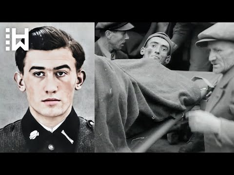 Hinrichtung der SS-Wache, die nicht gehfähige Häftlinge bei einem Todesmarsch tötete - Wilhelm Dörr