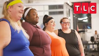 Ashely and the Ladies Push Themselves in Intense Barbarian Burn Workout | 1000-lb Best Friends | TLC