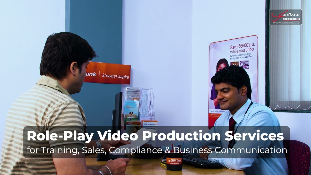 Role-Play Video Production Services for Training, Sales, Compliance and Business Communication