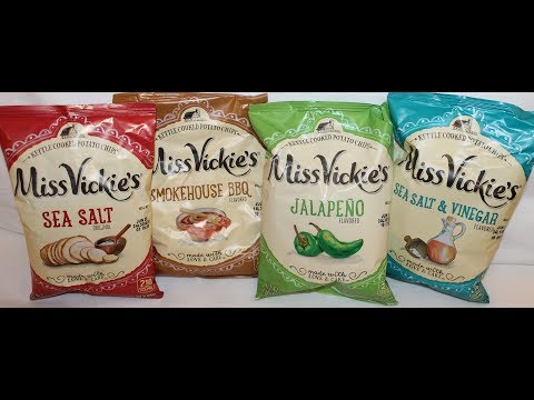 Miss Vickie’s Potato Chips: Sea Salt, Smokehouse BBQ, Jalapeno and Sea Salt & Vinegar Review